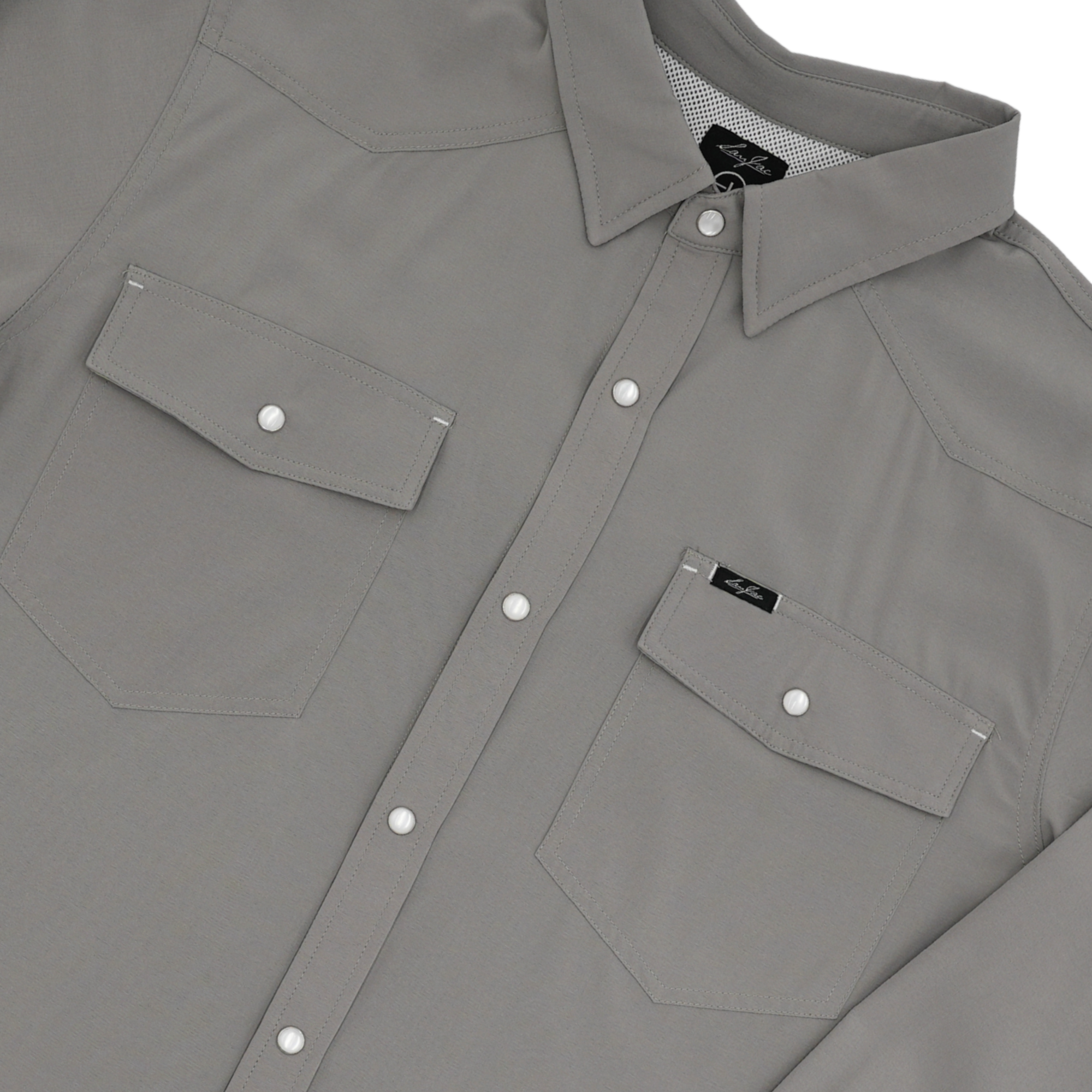 San Jac Men's Long Sleeve Performance Shirt - Grey