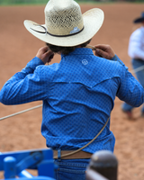 San Jac Youth Long Sleeve Performance Pearl Snap Shirt - The Blue Daisy