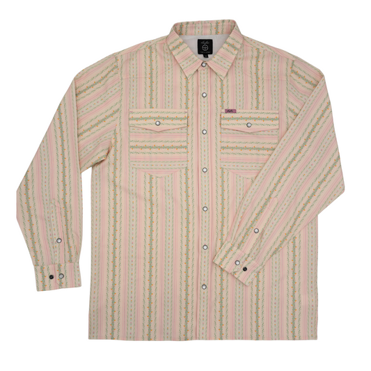 San Jac Women's Long Sleeve Performance Shirt - Flower