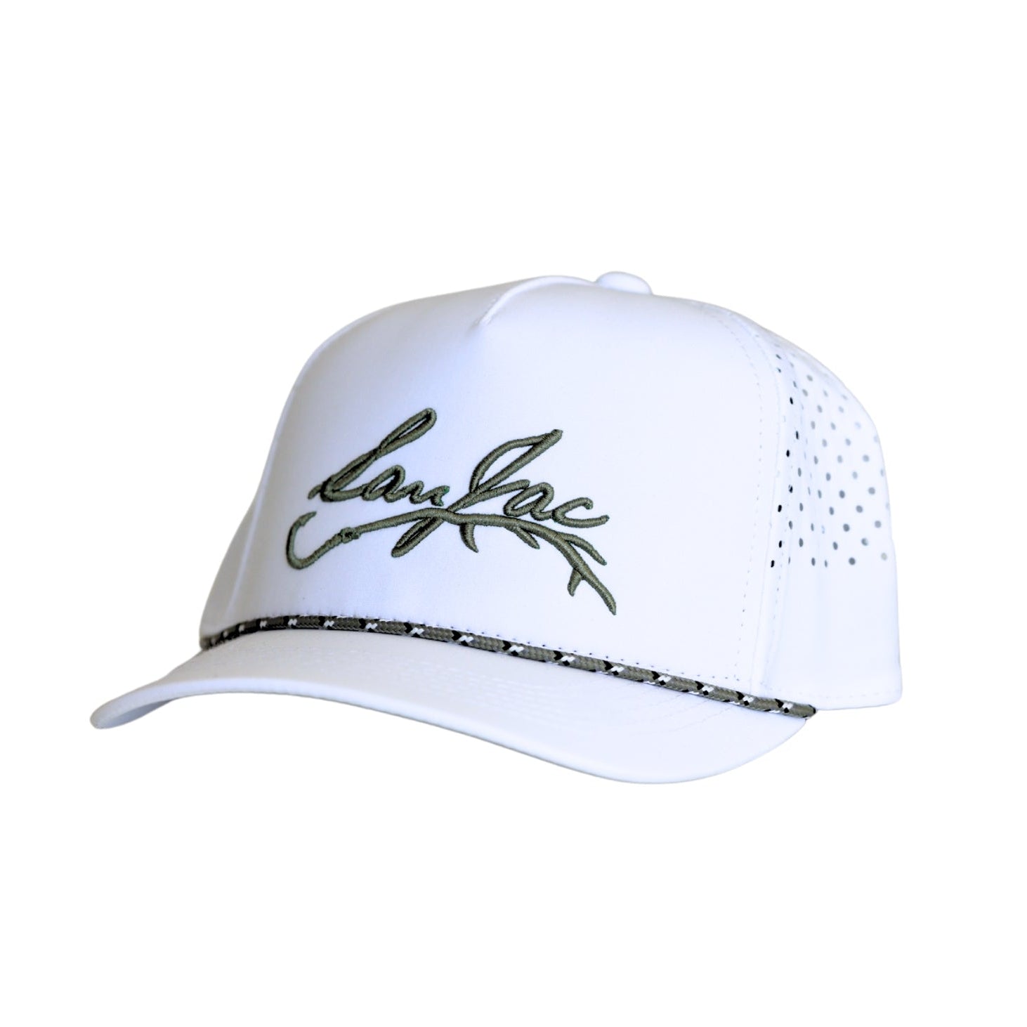 San Jac Hook & Horn Performance Rope Hat - White