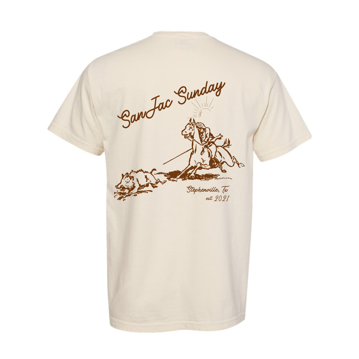 San Jac Sunday T-Shirt - Bone