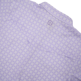 San Jac Men's Long Sleeve Performance Pearl Snap Shirt - Lavender