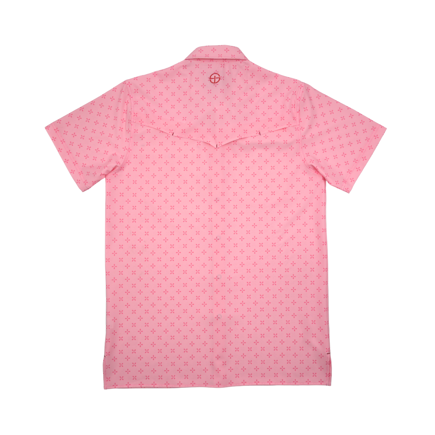 San Jac Youth Short Sleeve Performance Shirt - Pink