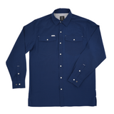 San Jac Men's Long Sleeve Performance Shirt - Navy