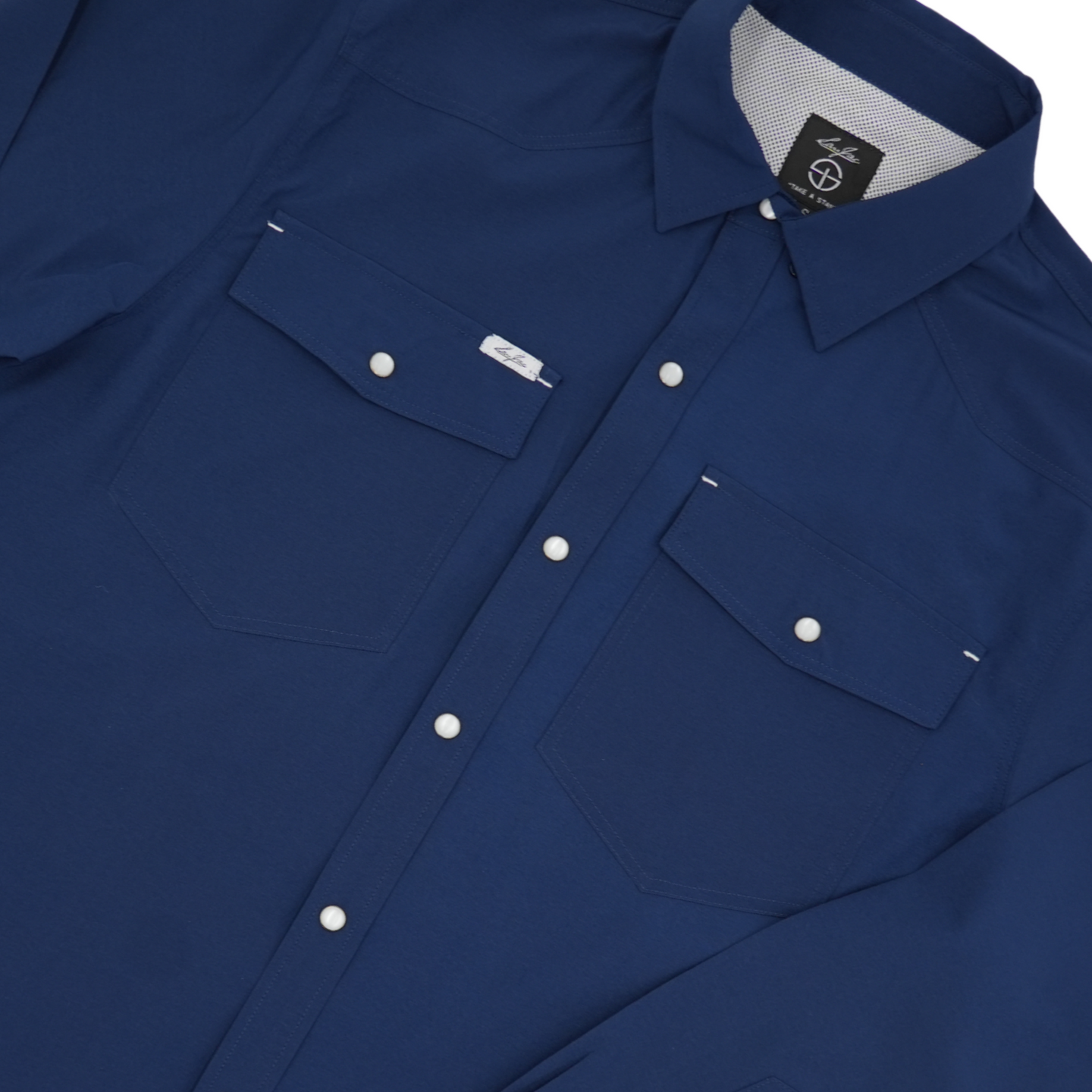 San Jac Men's Long Sleeve Performance Shirt - Navy