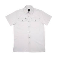 San Jac Youth Short Sleeve Performance Shirt - White
