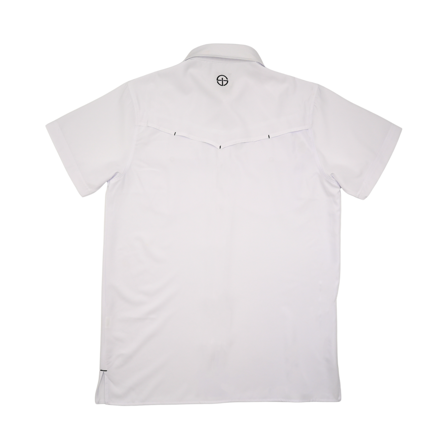 San Jac Youth Short Sleeve Performance Shirt - White