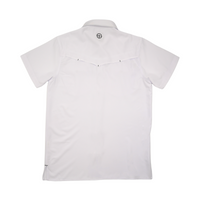San Jac Youth Short Sleeve Performance Shirt - White