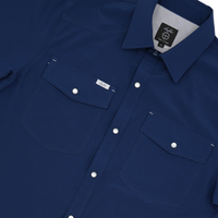 San Jac Men's Short Sleeve Performance Shirt - Navy