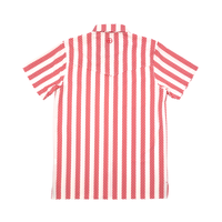 San Jac Youth Short Sleeve Performance Shirt - Red Stripe