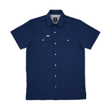 San Jac Youth Short Sleeve Performance Shirt - Navy