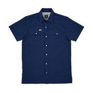 San Jac Youth Short Sleeve Performance Shirt - Navy