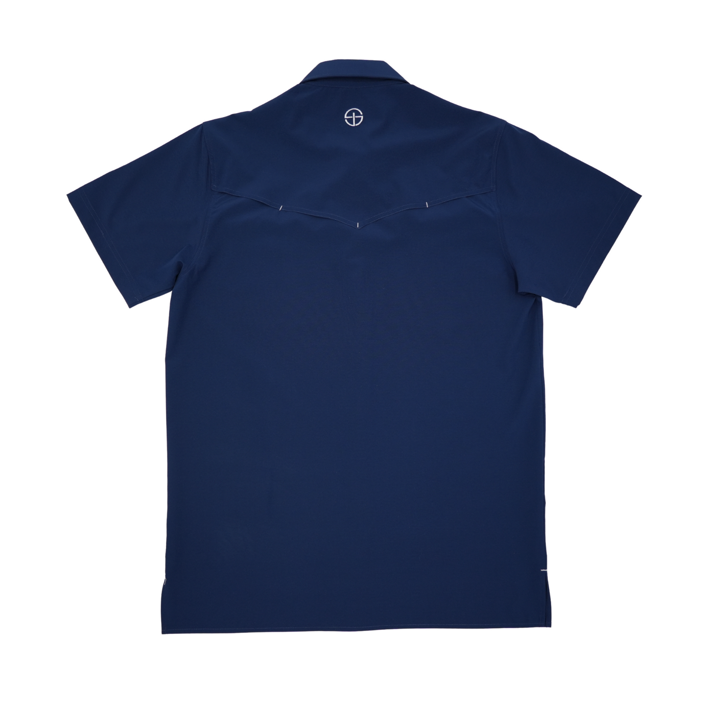 San Jac Youth Short Sleeve Performance Shirt - Navy