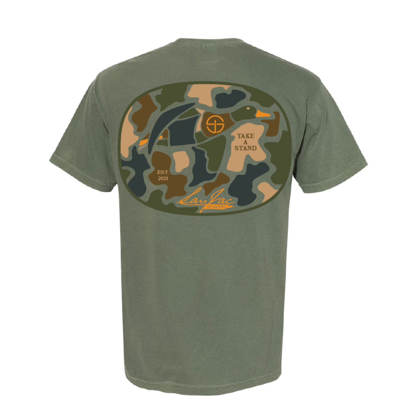 San Jac Mallard Drake T-Shirt - Green