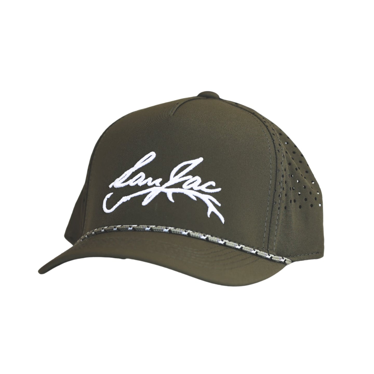 San Jac Hook & Horn Performance Rope Hat - Olive