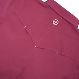 San Jac Men's Short Sleeve Performance Pearl Snap Shirt - Maroon
