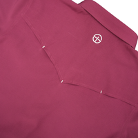 San Jac Men's Short Sleeve Performance Pearl Snap Shirt - Maroon