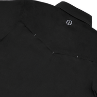 San Jac Men’s Short Sleeve Performance Pearl Snap - Midnight Black