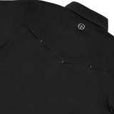 San Jac Men’s Long Sleeve Performance Pearl Snap - Midnight Black