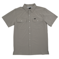 San Jac Men's Short Sleeve Performance Shirt - Grey