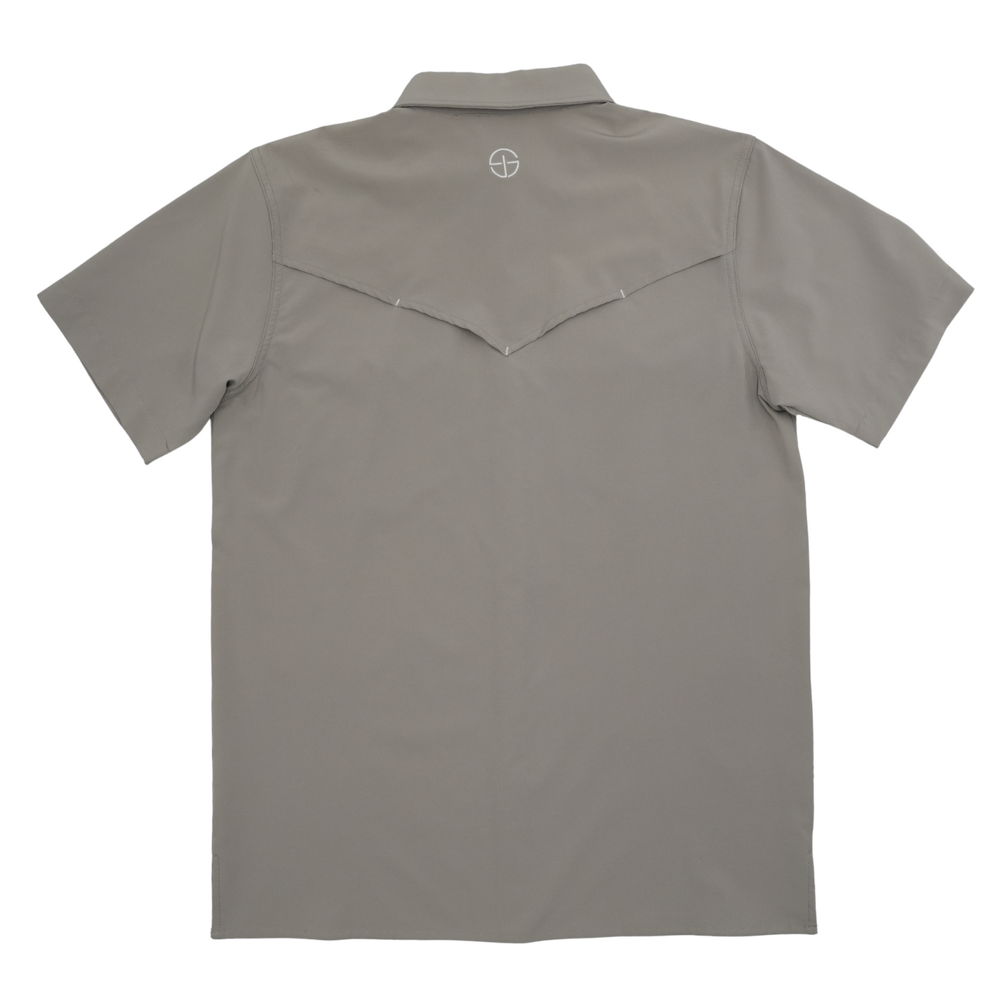 San Jac Men's Short Sleeve Performance Shirt - Grey
