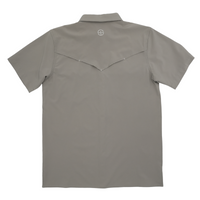San Jac Men's Short Sleeve Performance Shirt - Grey