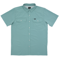 San Jac Men's Short Sleeve Performance Shirt - Mint