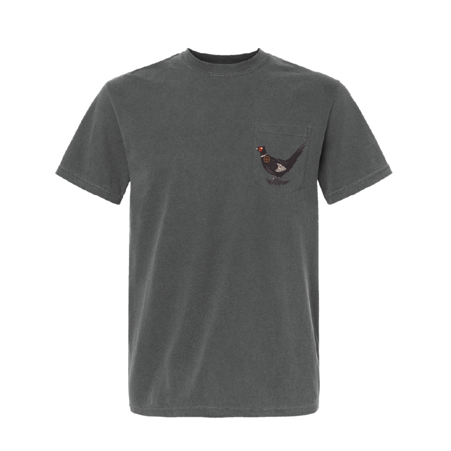 San Jac Pheasant T-Shirt - Charcoal Grey