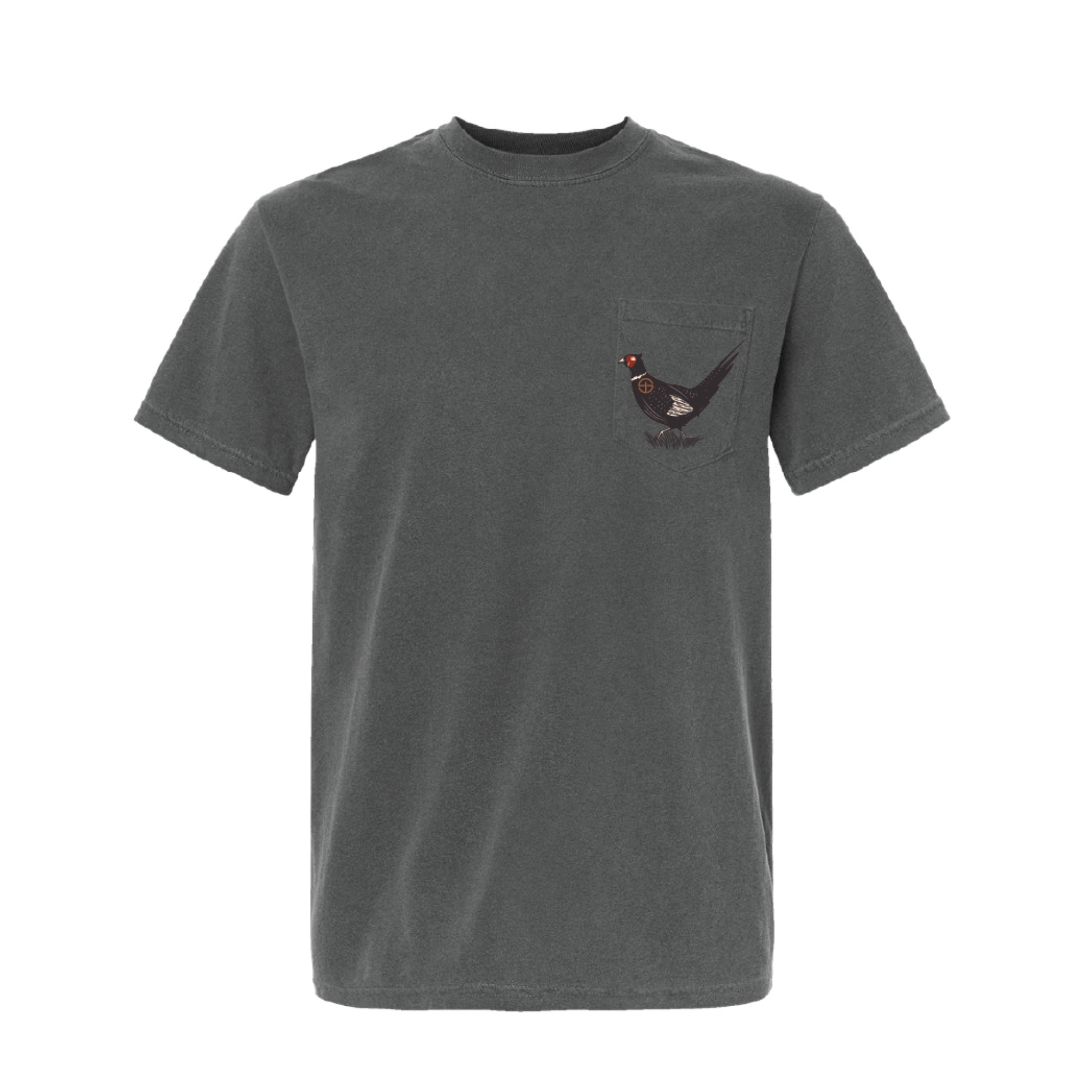 San Jac Pheasant T-Shirt - Charcoal Grey