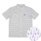 San Jac Youth Short Sleeve Performance Pearl Snap Shirt - Lone Star Bloom