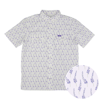 San Jac Youth Short Sleeve Performance Pearl Snap Shirt - Lone Star Bloom