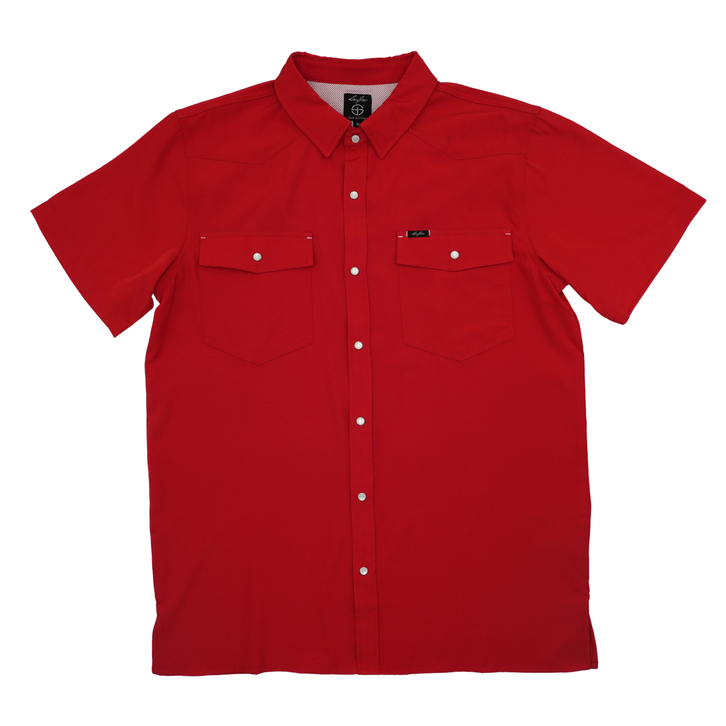 San Jac Men's Short Sleeve Performance Shirt - Red