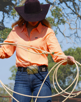 San Jac Women's Long Sleeve Performance Shirt - Coral