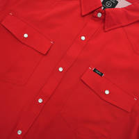San Jac Men's Short Sleeve Performance Shirt - Red
