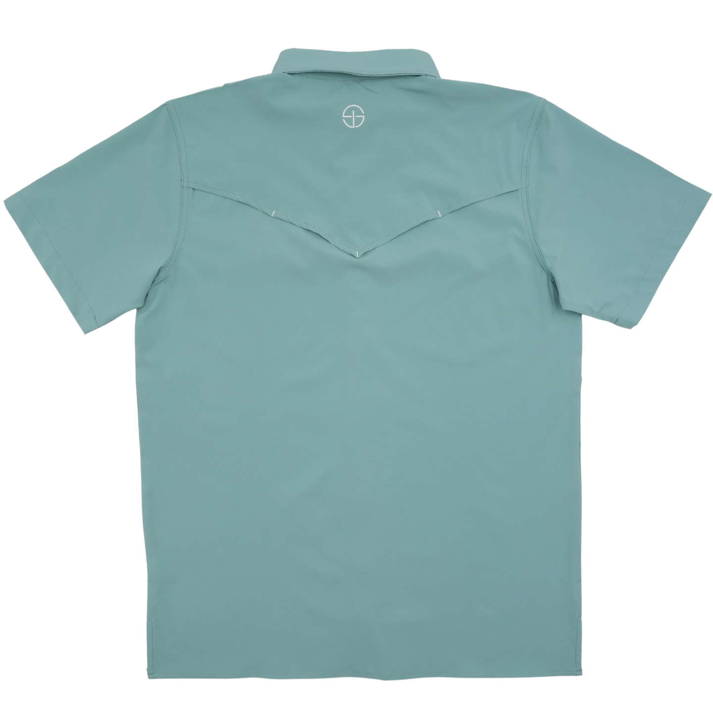 San Jac Men's Short Sleeve Performance Shirt - Mint