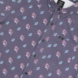 San Jac Men's Short Sleeve Performance Shirt - Rooster Fish