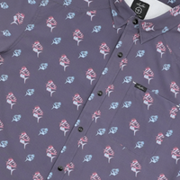 San Jac Men's Short Sleeve Performance Shirt - Rooster Fish
