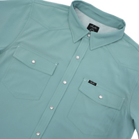San Jac Men's Short Sleeve Performance Shirt - Mint