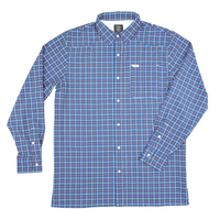 San Jac Men's Long Sleeve Performance Shirt - Grid