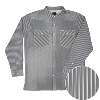 San Jac Men's Long Sleeve Performance Pearl Snap Shirt - The Paw Paw