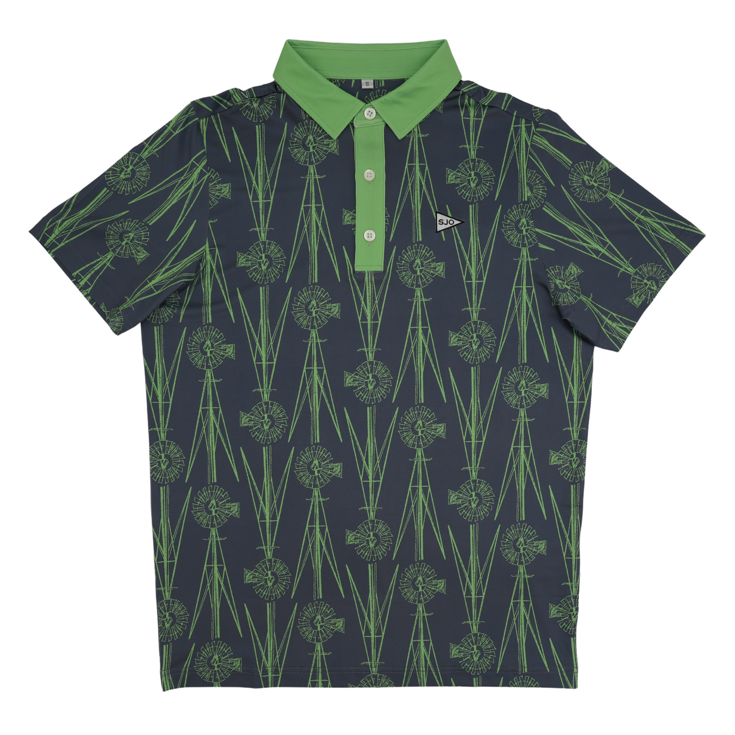 San Jac Men's Short Sleeve Performance Shirt - Windmill