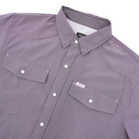 San Jac Men’s Short Sleeve Performance Shirt - Mulberry