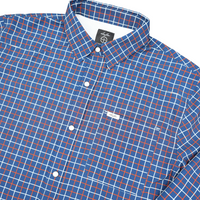 San Jac Men's Long Sleeve Performance Shirt - Grid