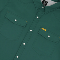 San Jac Men's Short Sleeve Performance Pearl Snap Shirt - The Master's