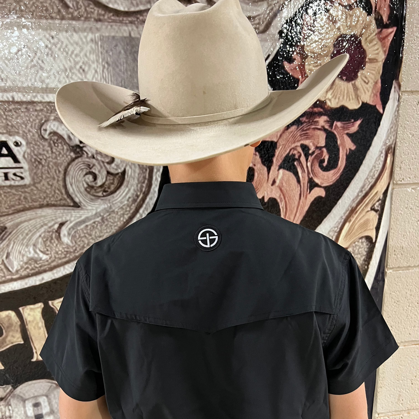 San Jac Youth Short Sleeve Performance Shirt - Midnight-Short Sleeve Shirt-San Jac Outdoors