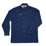 San Jac Youth Long Sleeve Performance Shirt - Navy