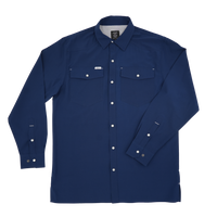 San Jac Youth Long Sleeve Performance Shirt - Navy