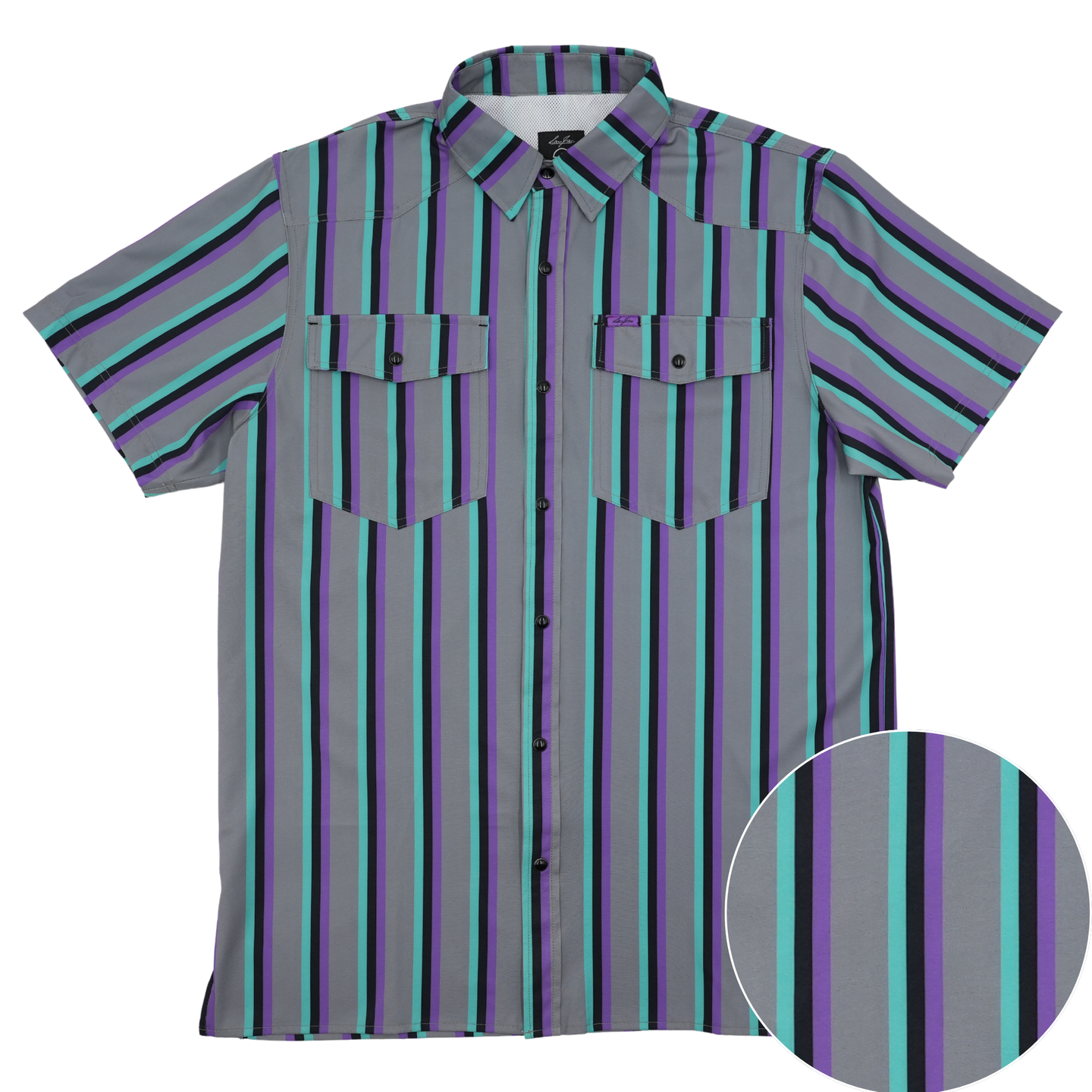 San Jac Men's Short Sleeve Performance Shirt - Retro