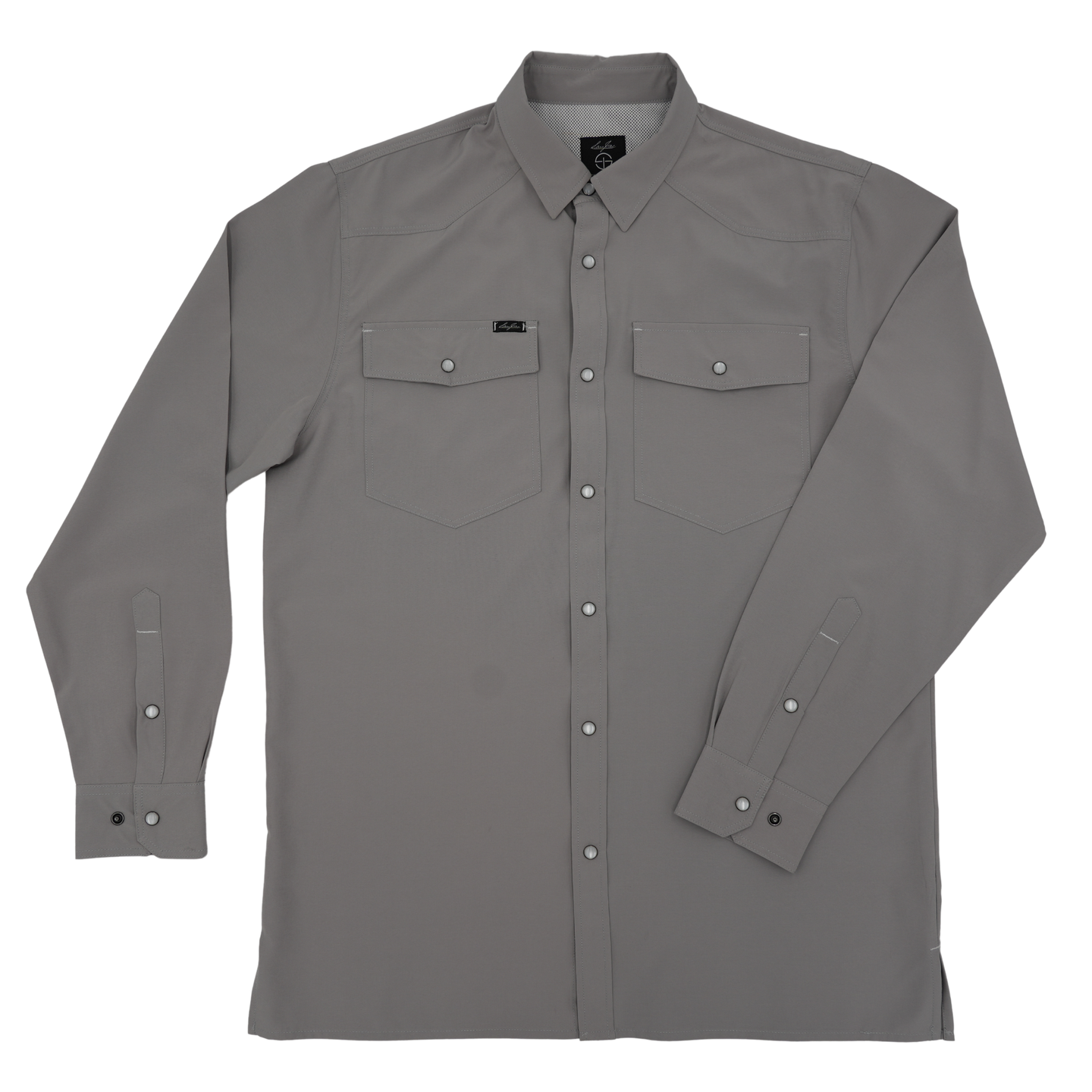 San Jac Youth Long Sleeve Performance Shirt - Grey