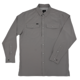 San Jac Youth Long Sleeve Performance Shirt - Grey